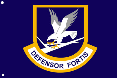 Security Forces / Defensor Fortis Large Blue Flag